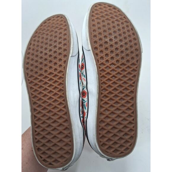 Vans California Poppy Floral Slip On Skateboarding Shoes Size 10.5 Women's - Picture 7 of 7